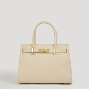 Borsa Grace in pelle Togo Beige