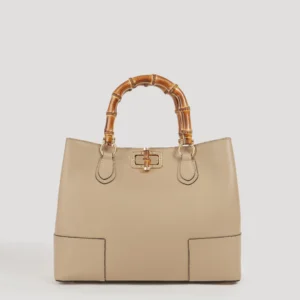 Borsa Bamboo Babe in pelle Dollaro Sabbia